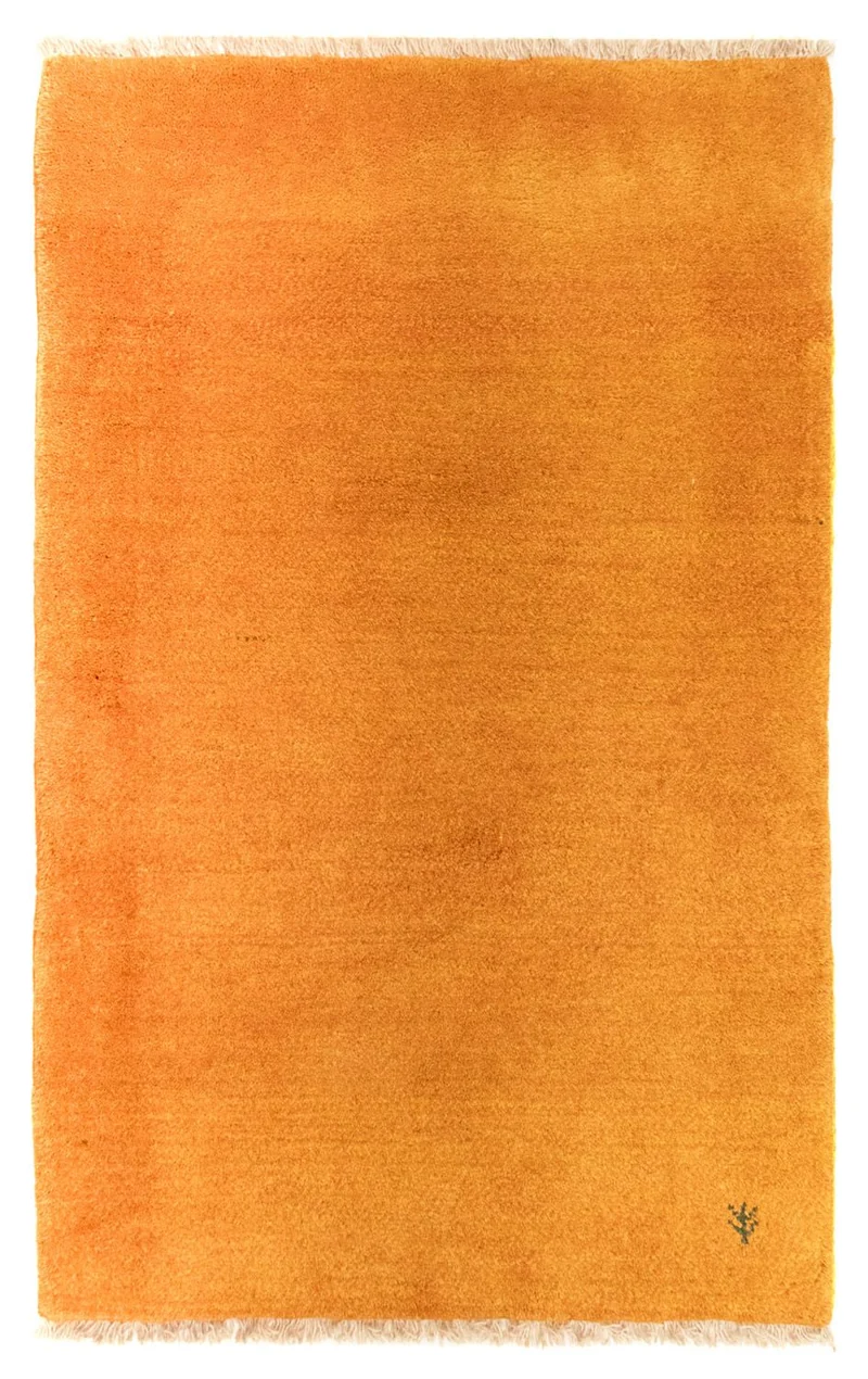 Gabbeh Teppich - Perser 88 x 133 cm - gold