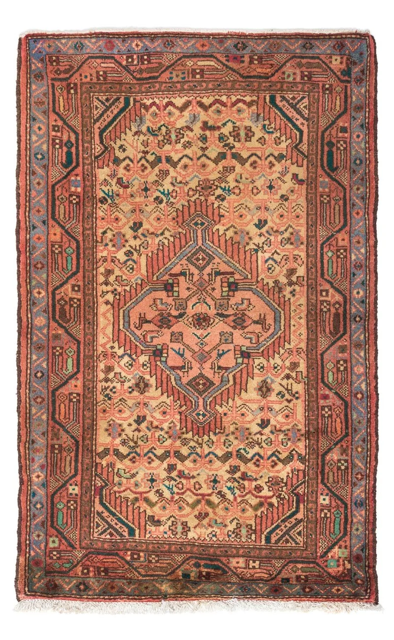 Perserteppich - Nomadic 80 x 130 cm - hellrot