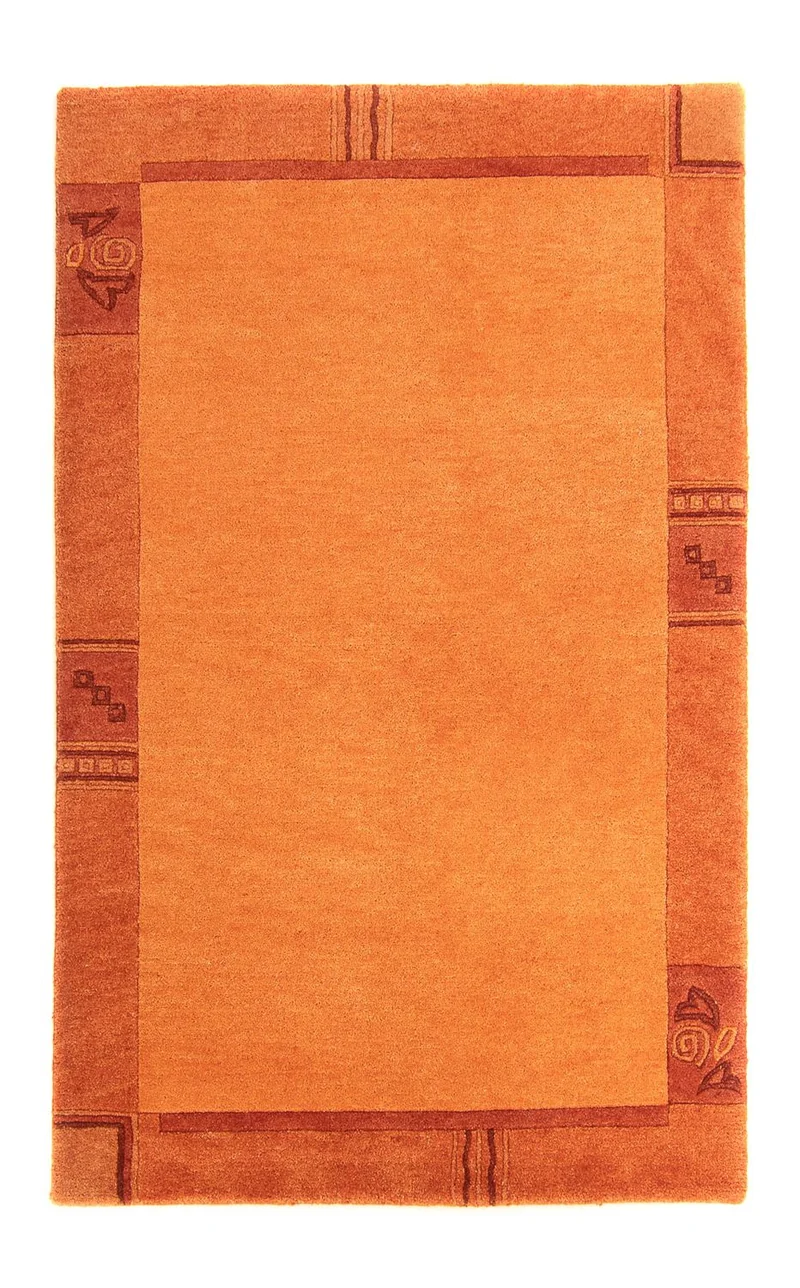 Nepal Teppich 117 x 180 cm - orange