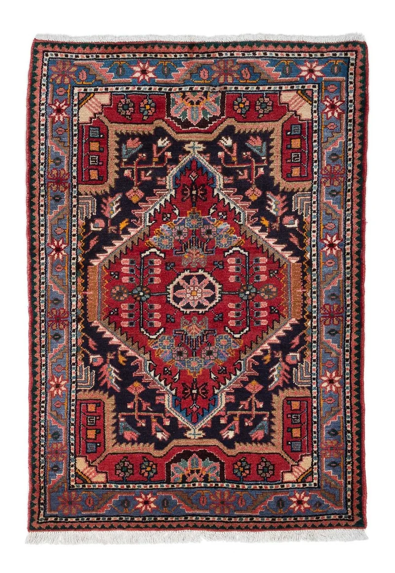 Perserteppich - Nomadic 89 x 136 cm - dunkelblau