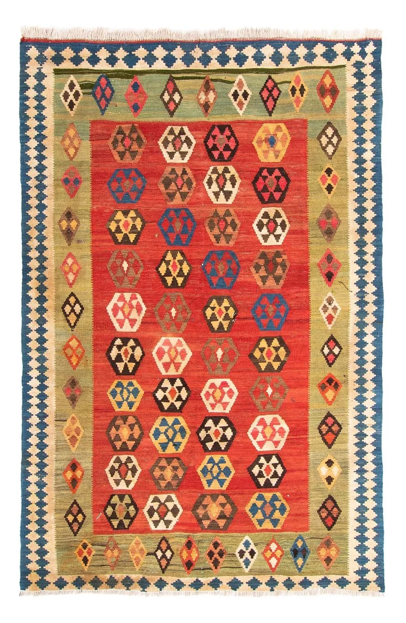 Kelim Teppich - Old 150 x 230 cm - mehrfarbig