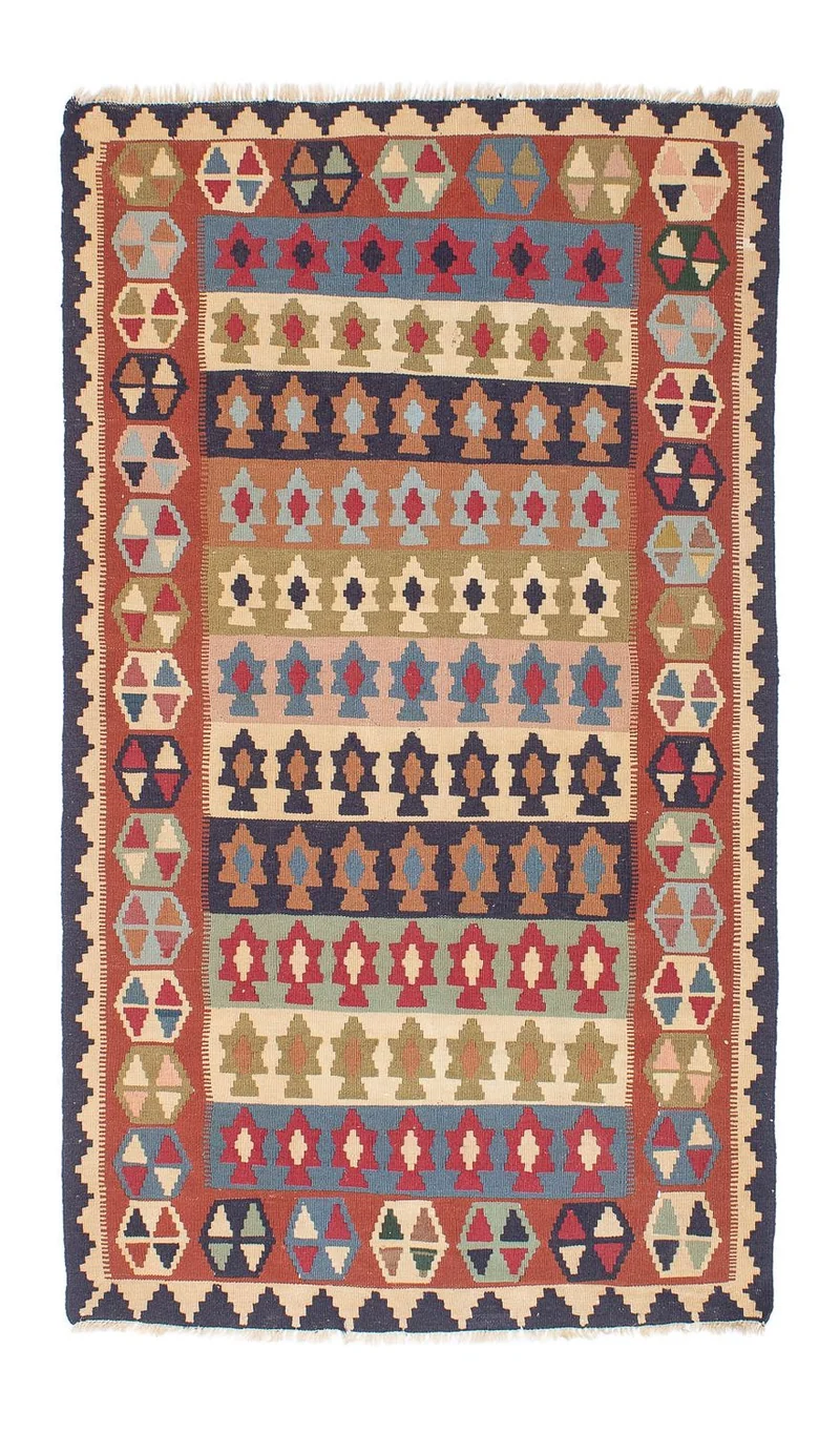 Kelim Teppich - Oriental 114 x 194 cm - mehrfarbig