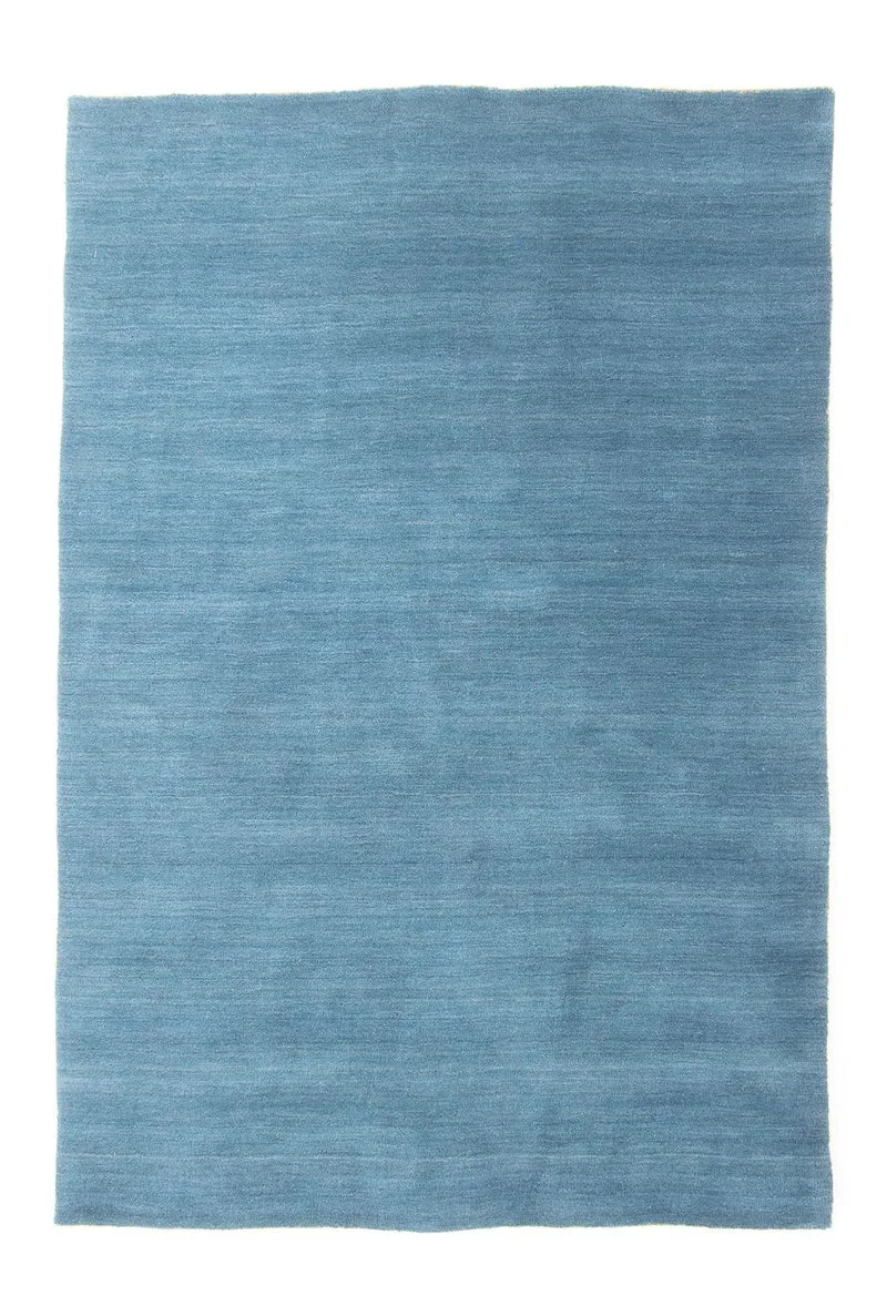 Nepal Teppich 142 x 203 cm - blau