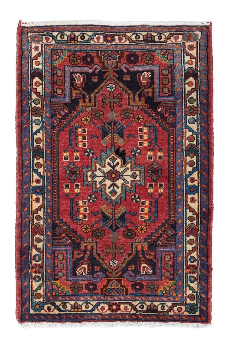 Perserteppich - Nomadic 88 x 125 cm - rost