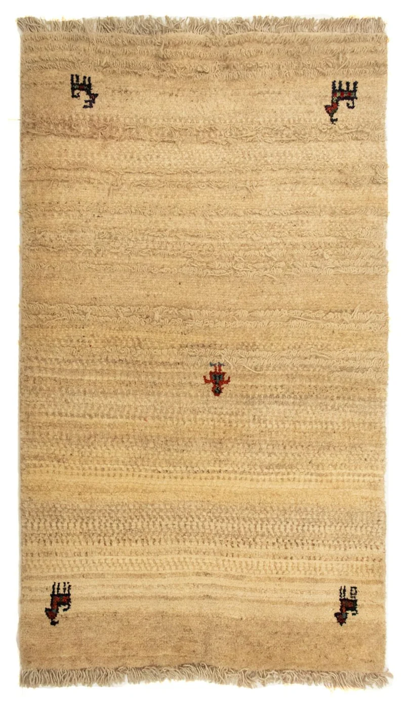 Gabbeh Teppich - Perser 78 x 133 cm - beige
