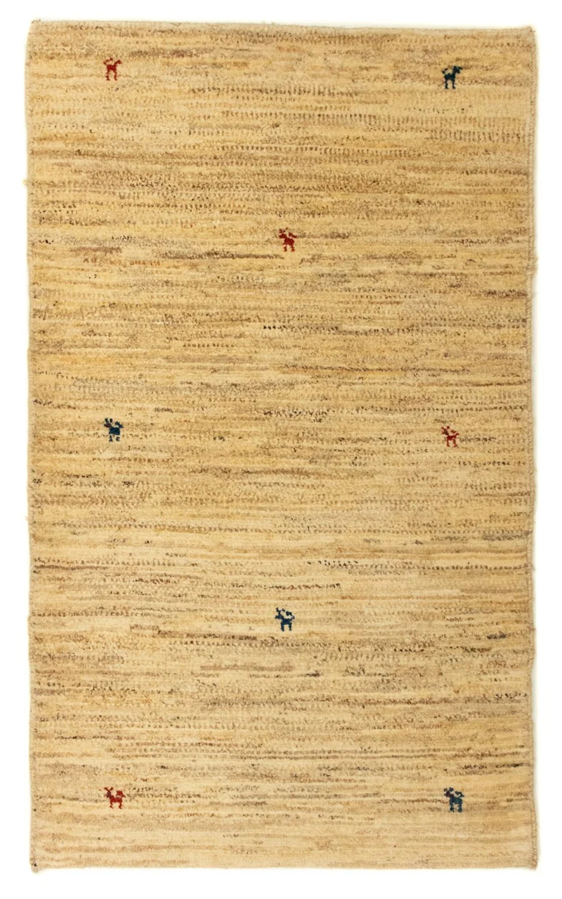 Gabbeh Teppich - Perser 78 x 135 cm - beige