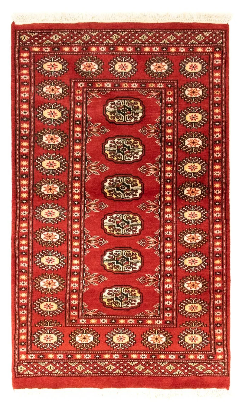 Afghan Teppich - Buchara 78 x 132 cm - rot