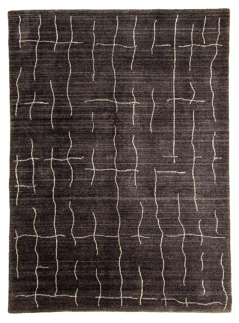Gabbeh Teppich - Loribaft Indus 142 x 200 cm - dunkelbraun