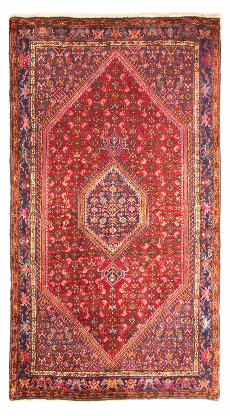 Orientteppich 128 x 222 cm - hellrot