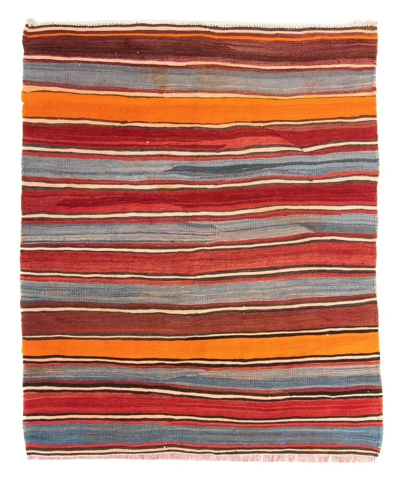 Kelim Teppich - Old 135 x 155 cm - mehrfarbig