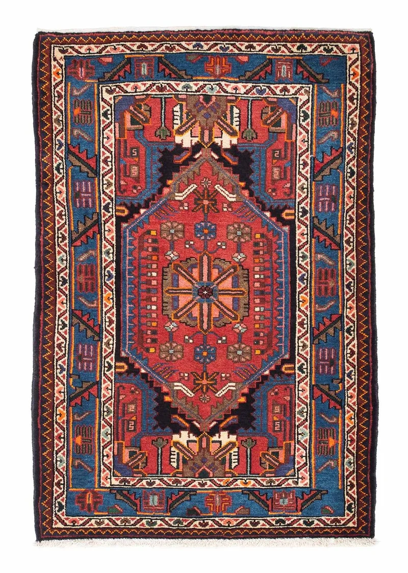 Perserteppich - Nomadic 84 x 129 cm - mehrfarbig