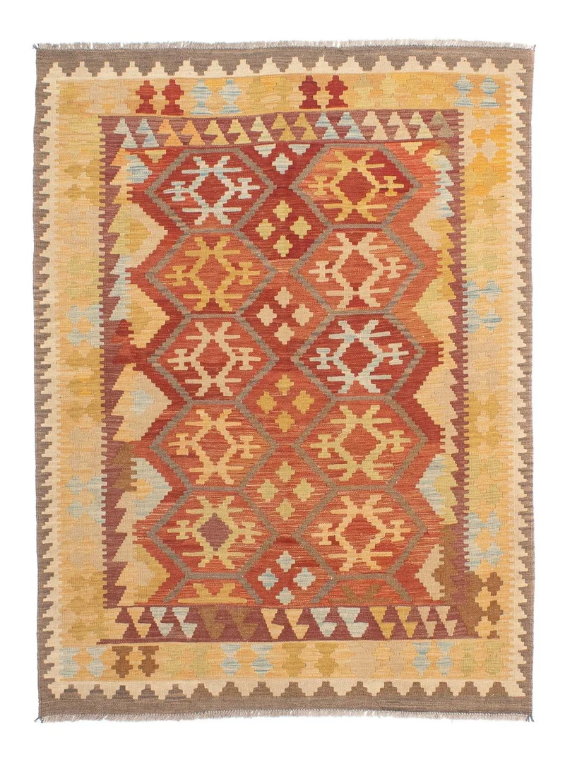 Kelim Teppich - Oriental 117 x 175 cm - blau