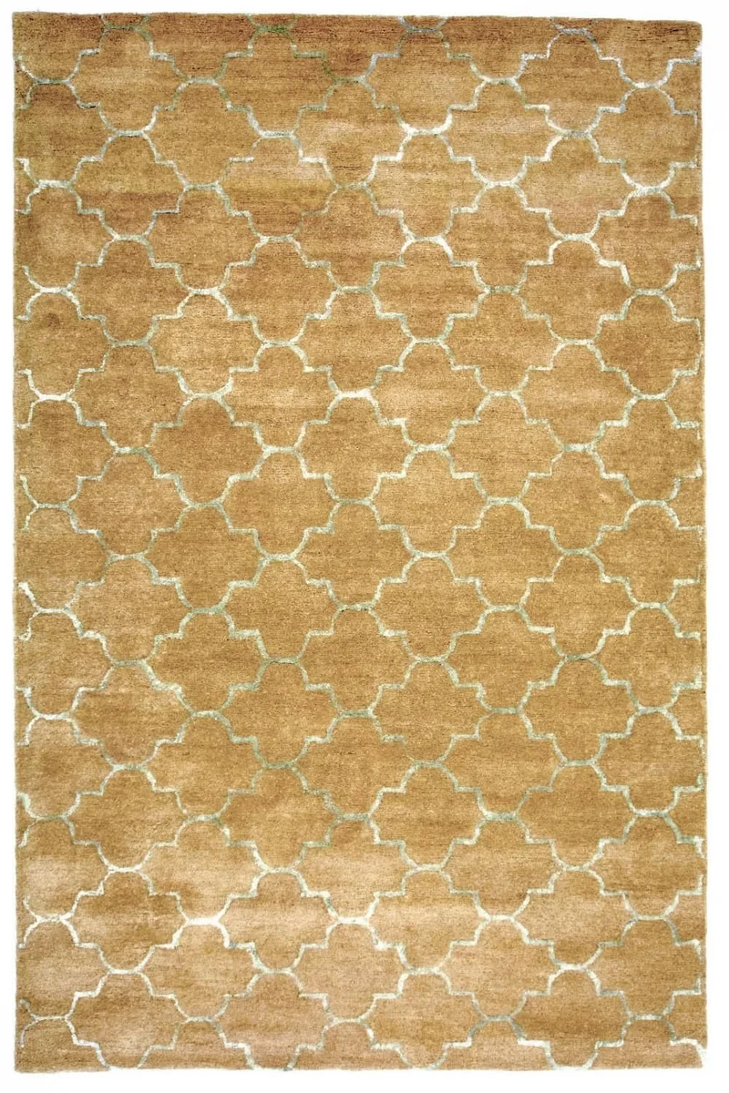Wollteppich 155 x 244 cm Teppich Wohnzimmer