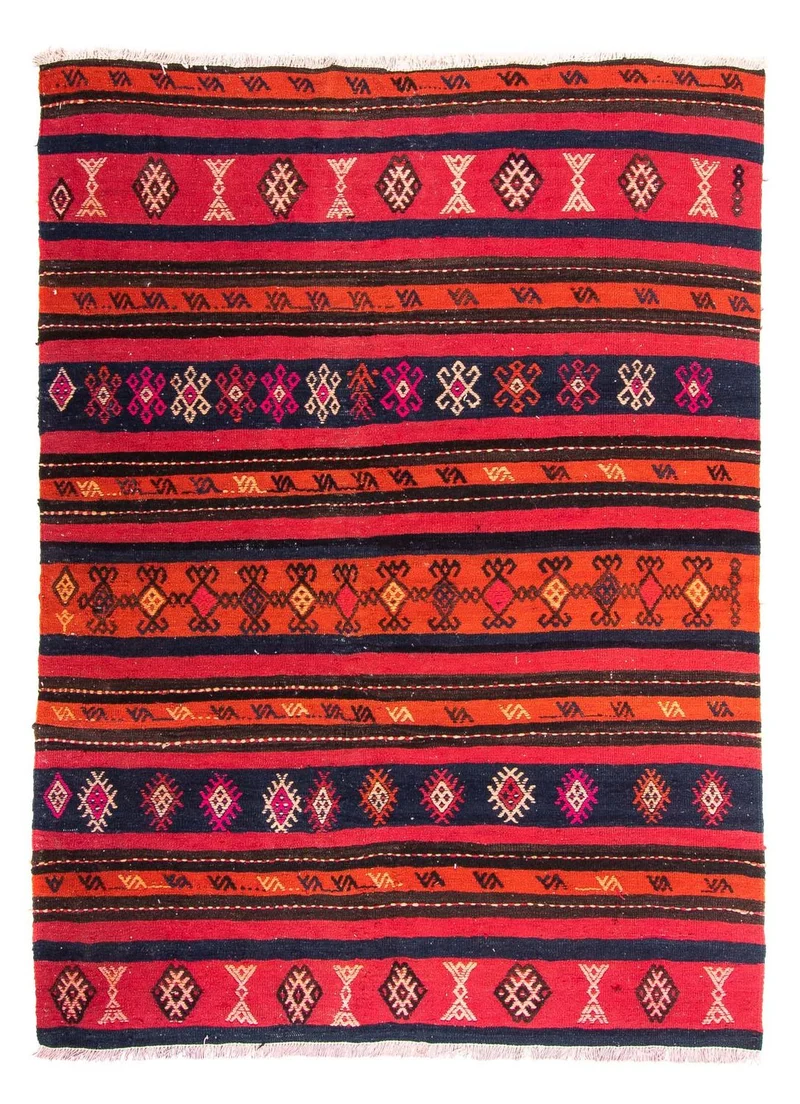 Kelim Teppich - Old 155 x 200 cm - mehrfarbig