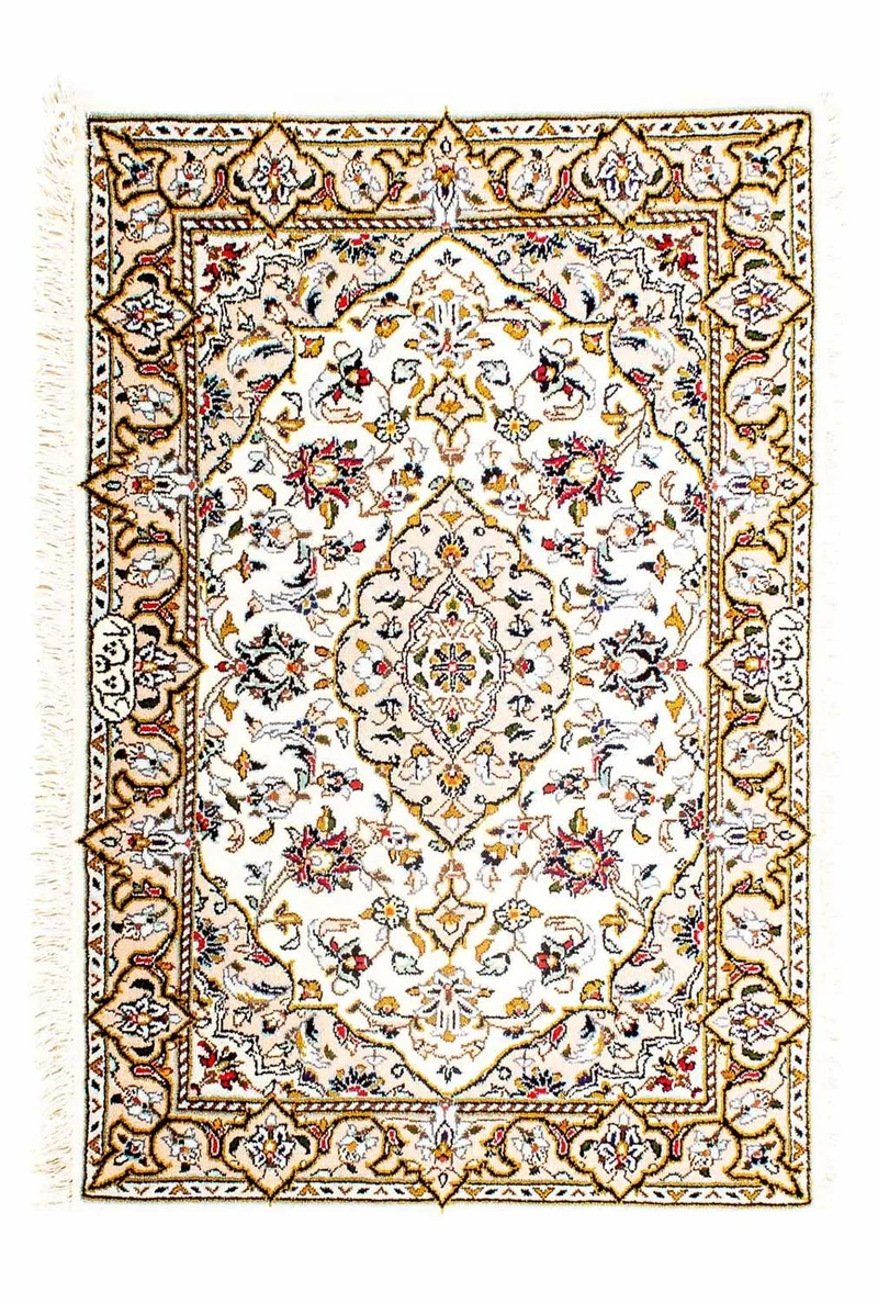 Perserteppich - Keshan 69 x 100 cm - beige