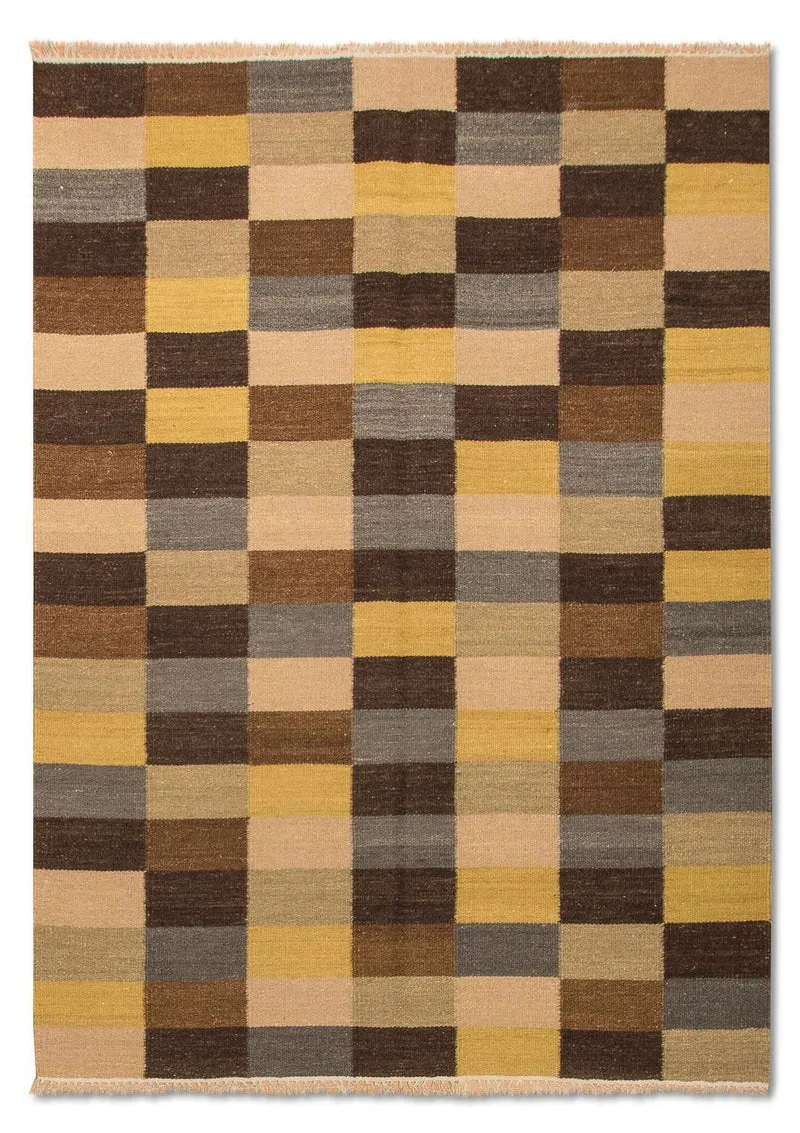 Kelim Teppich - Trendy 140 x 200 cm - mehrfarbig