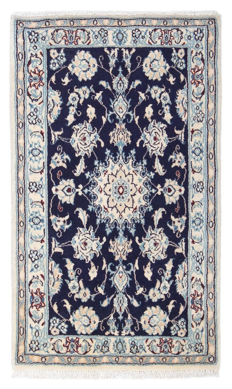 Perserteppich - Nain - Royal 56 x 94 cm - dunkelblau