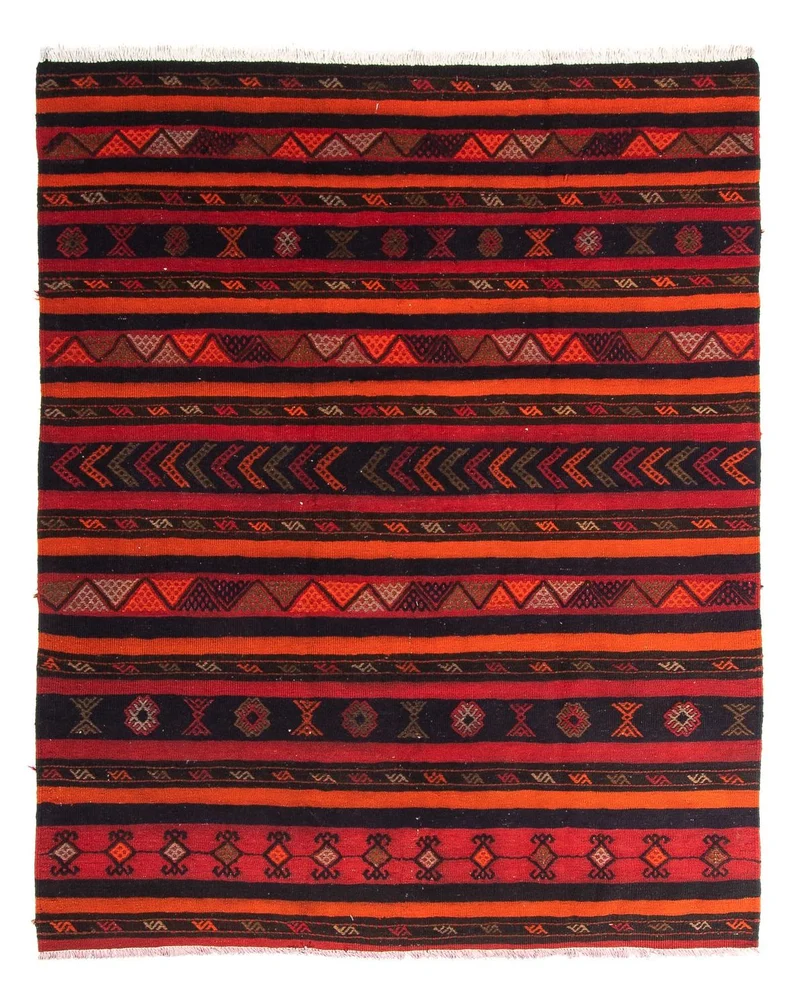 Kelim Teppich - Old 170 x 200 cm - mehrfarbig