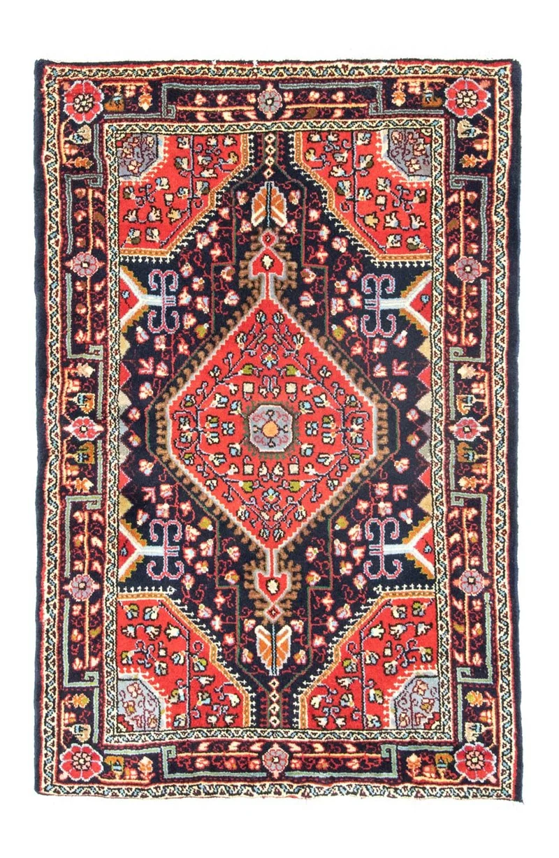 Perserteppich - Nomadic 85 x 130 cm - blau