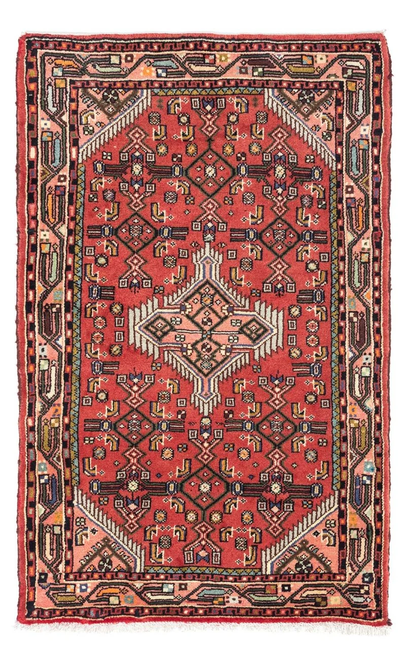 Perserteppich - Nomadic 80 x 125 cm - rot