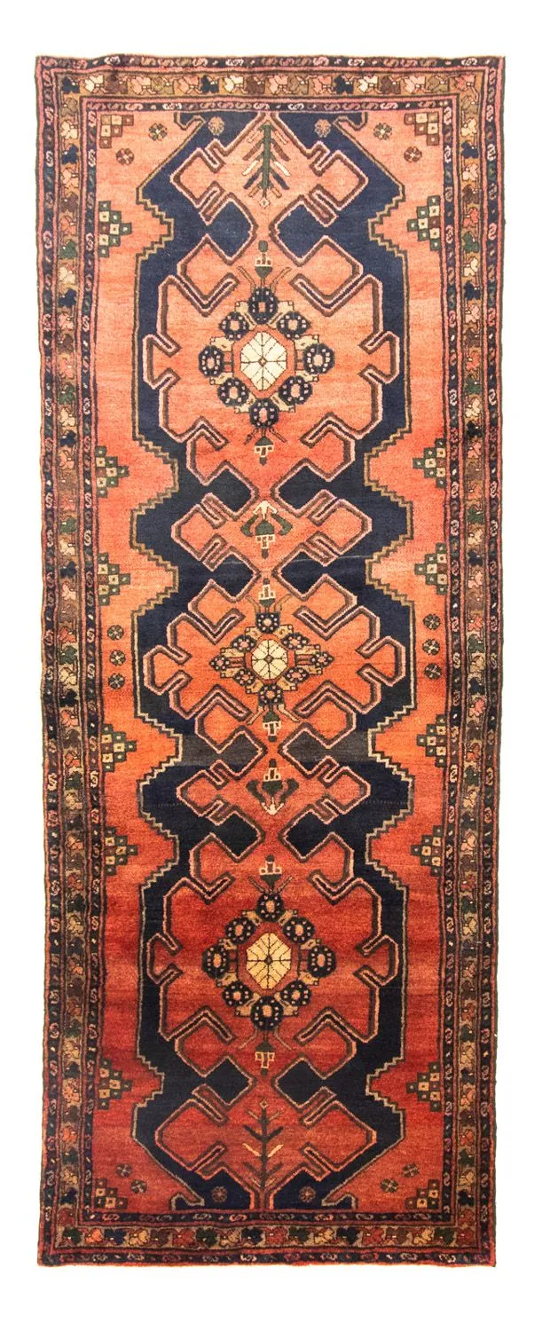 Perserteppich - Nomadic 106 x 301 cm - blau