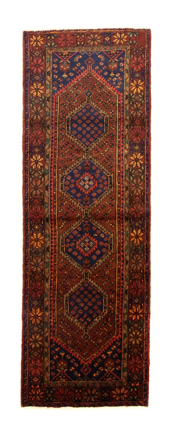 Perserteppich - Nomadic 108 x 315 cm - blau