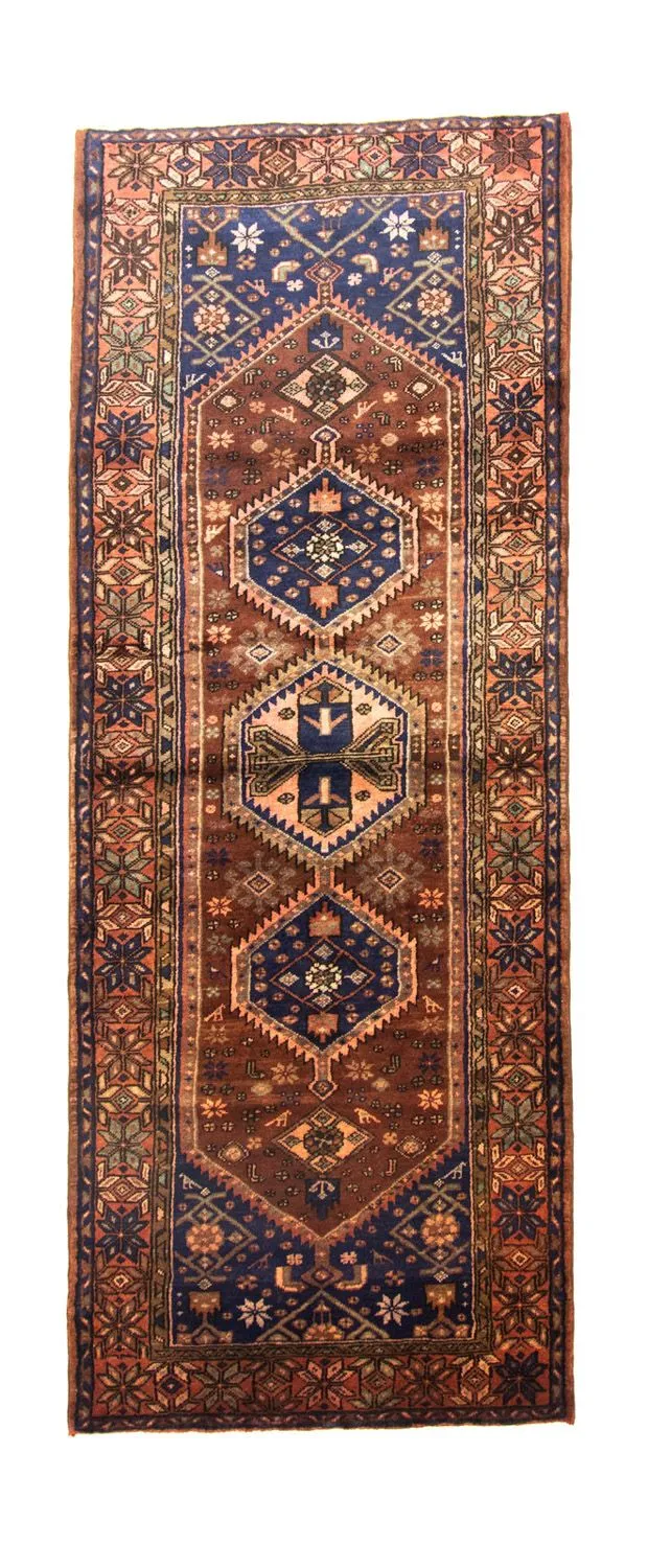 Perserteppich - Nomadic 115 x 303 cm - blau