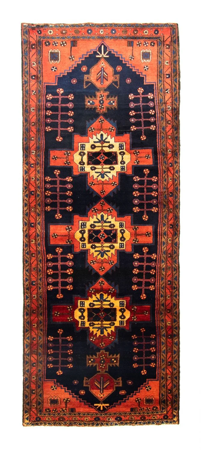 Perserteppich - Nomadic 115 x 305 cm - blau