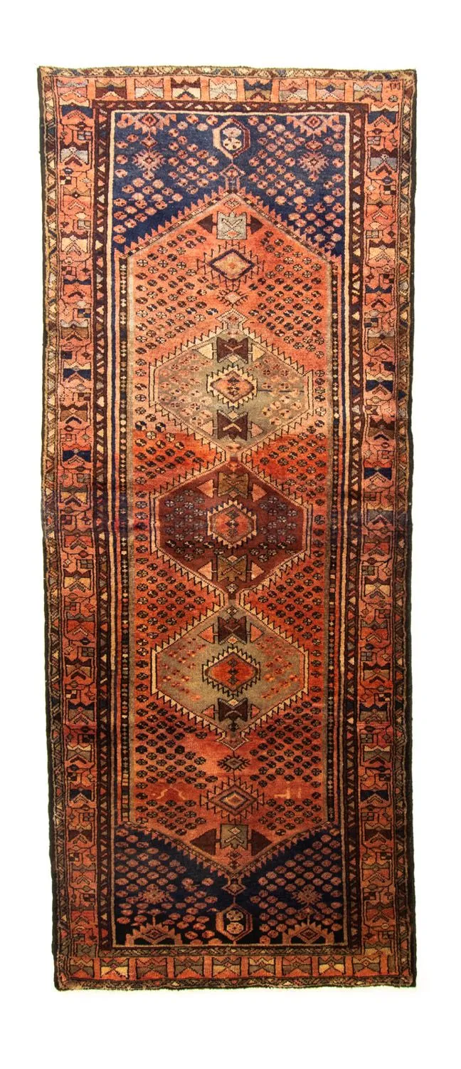 Perserteppich - Nomadic 107 x 280 cm - blau