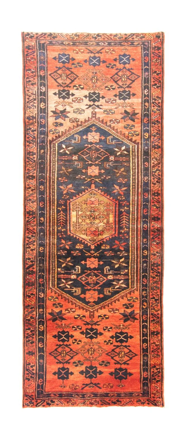 Perserteppich - Nomadic 112 x 300 cm - blau