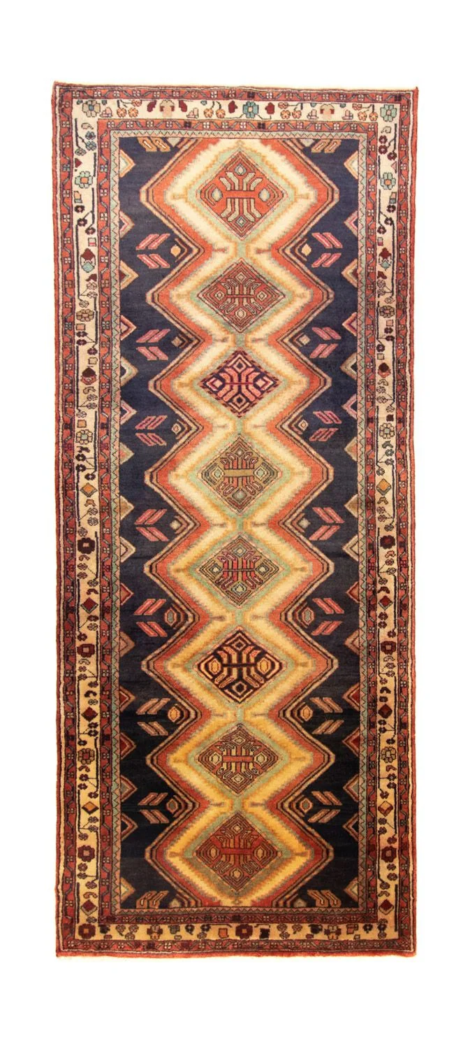 Perserteppich - Nomadic 125 x 312 cm - blau