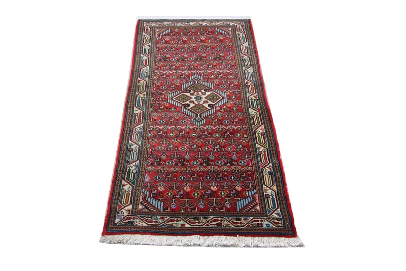 Perserteppich - Nomadic 80 x 180 cm - rot