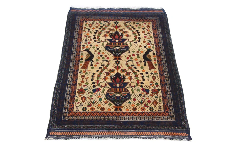 Belutsch Teppich 80 x 115 cm - beige
