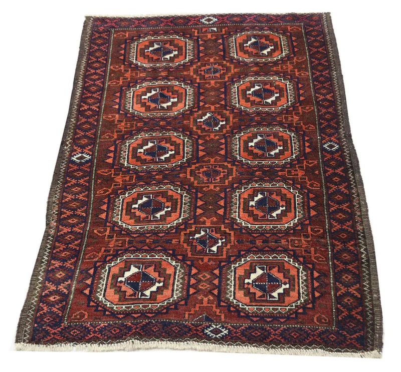 Belutsch Teppich 95 x 163 cm - braun