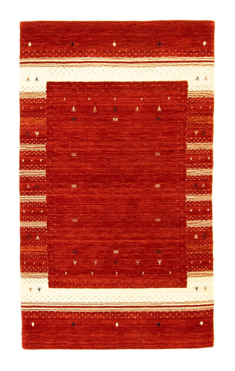 Gabbeh Teppich - Loribaft Indus 94 x 162 cm - rot