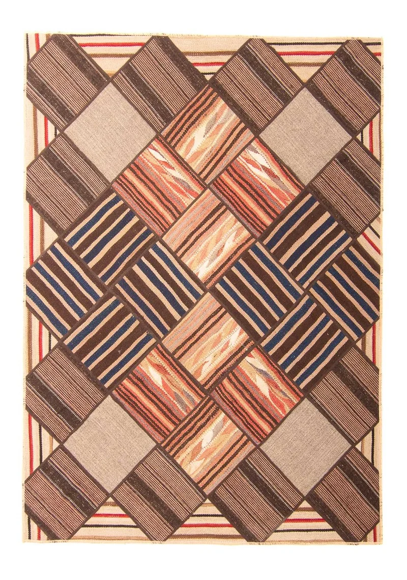 Patchwork Teppich 150 x 200 cm - mehrfarbig