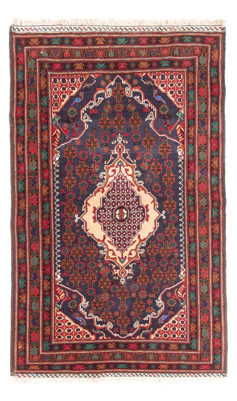 Belutsch Teppich - 123 x 205 cm - dunkelblau