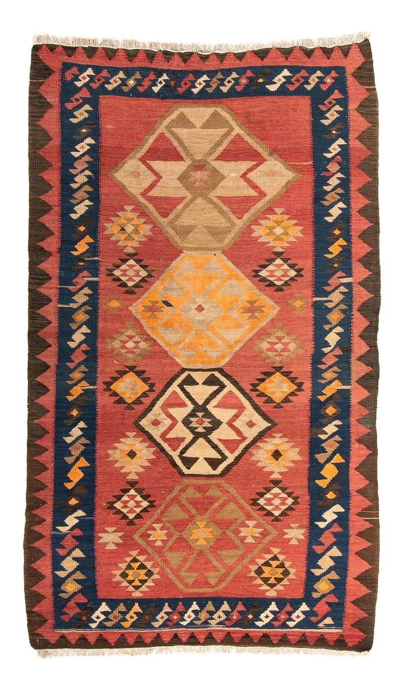 Kelim Teppich - Old 110 x 200 cm - mehrfarbig