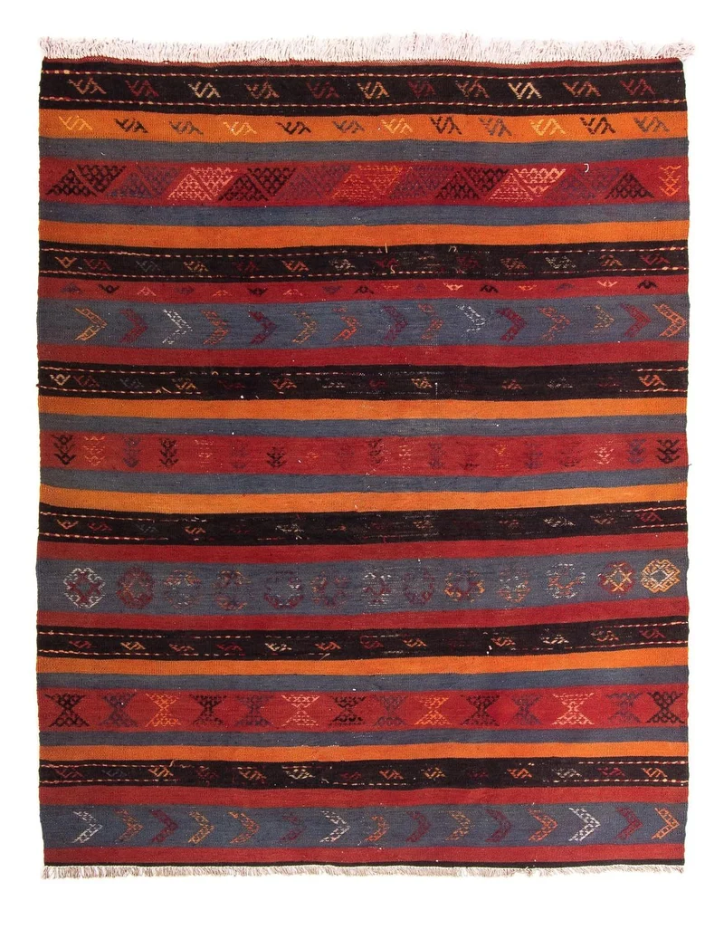 Kelim Teppich - Old 160 x 205 cm - mehrfarbig