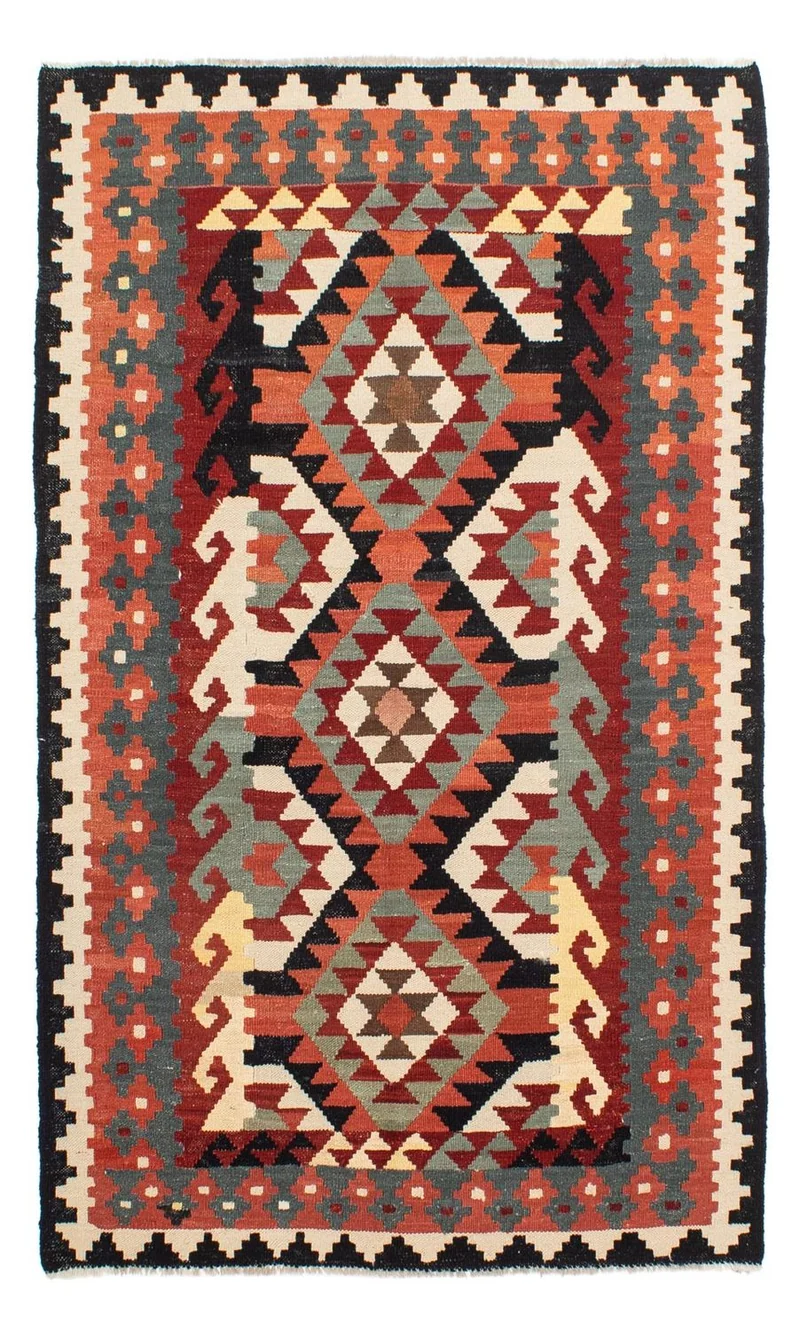 Kelim Teppich - Splash 132 x 207 cm - mehrfarbig