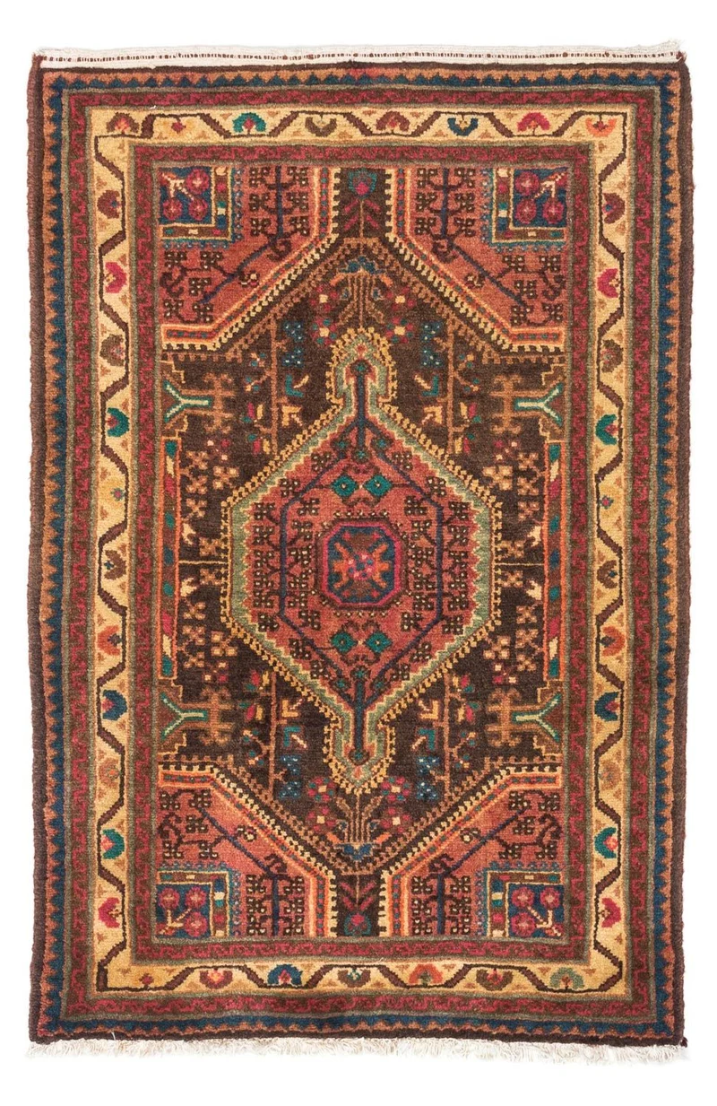Perserteppich - Nomadic 80 x 120 cm - hellrot