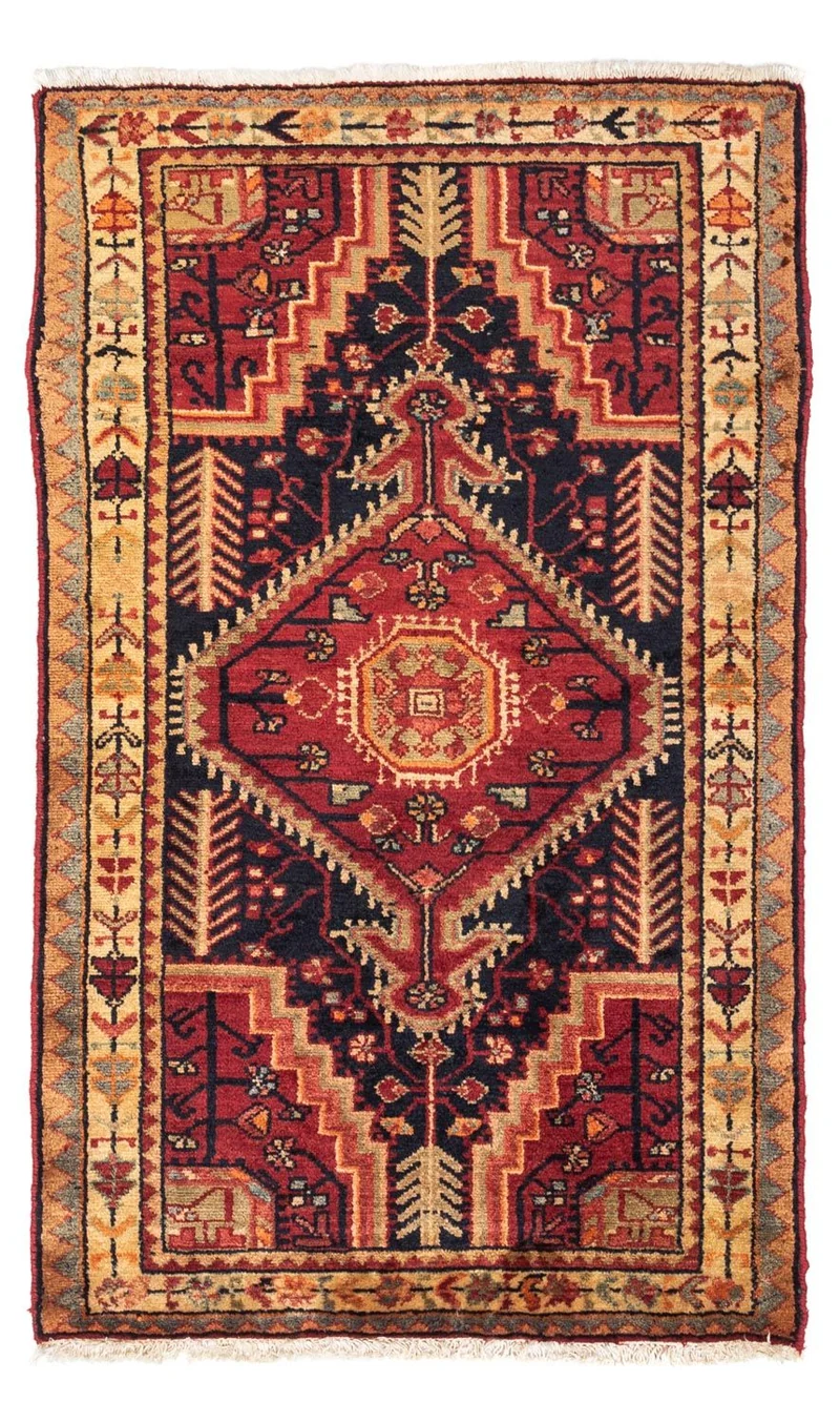 Perserteppich - Nomadic 76 x 126 cm - rot