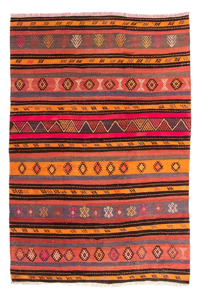 Kelim Teppich - Old 150 x 215 cm - mehrfarbig