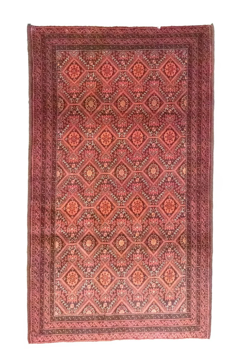 Belutsch Teppich 100 x 177 cm - rot