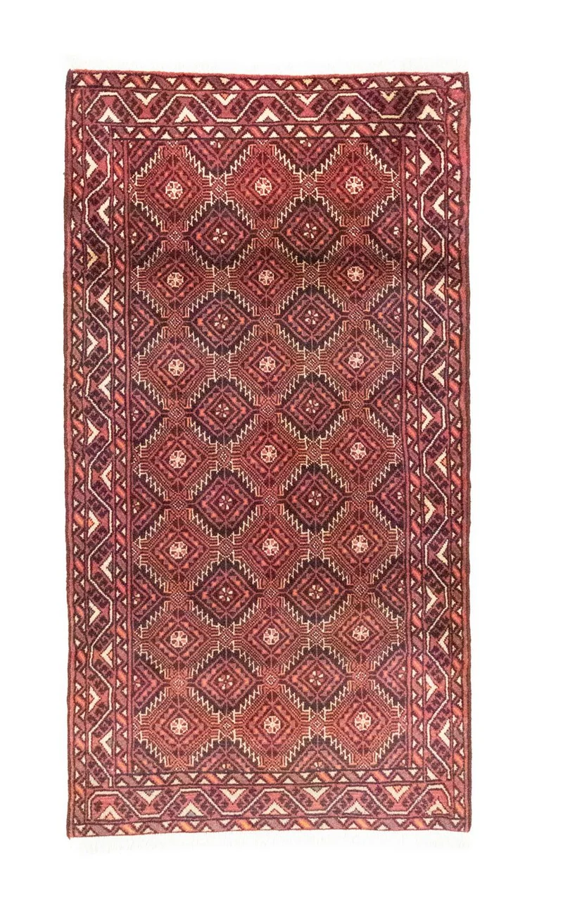 Belutsch Teppich 95 x 187 cm - rot