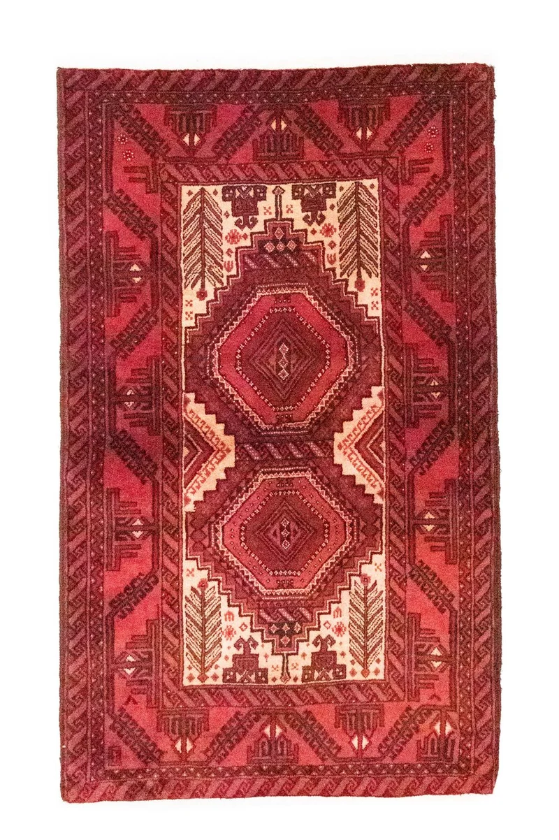 Belutsch Teppich 103 x 178 cm - rot