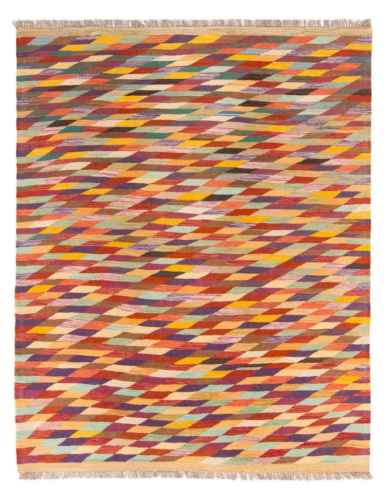 Kelim Teppich - Trendy 166 x 215 cm - mehrfarbig