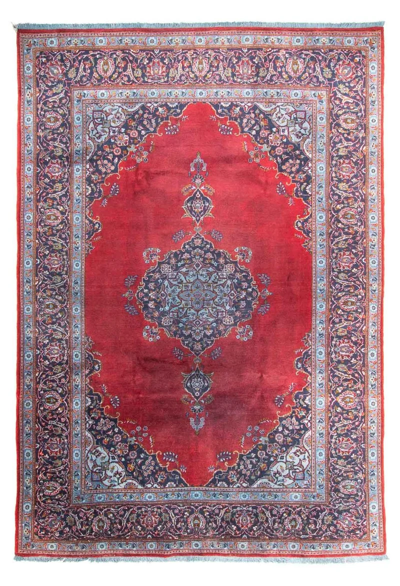 Orientteppich 225 x 325 cm - dunkelrot