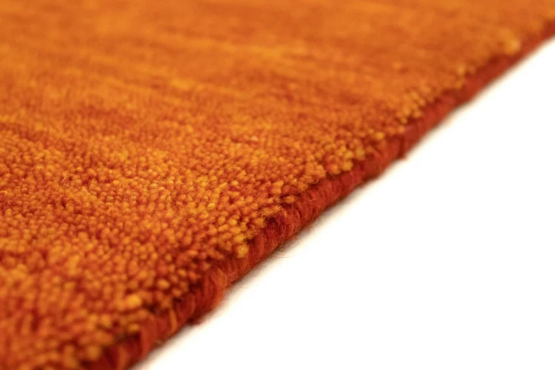 Gabbeh Teppich - Softy 80 x 400 cm - orange