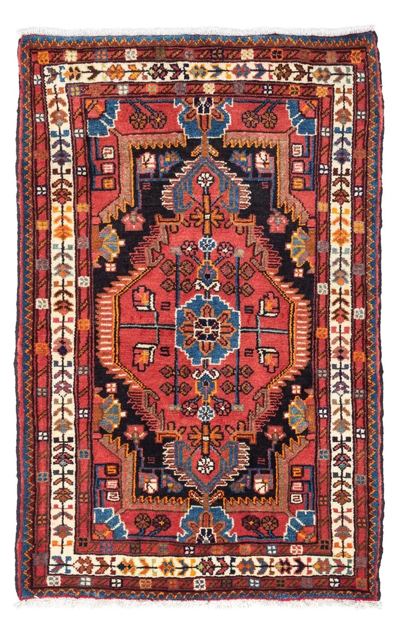Perserteppich - Nomadic 80 x 122 cm - hellrot